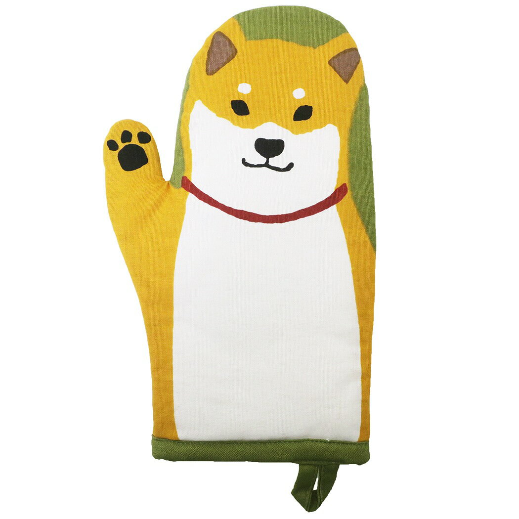 鍋つかみ 柴田さんの住む東京わさび町 キッチン ミトン しばたさん 柴犬 FRIENDSHILL キッチン用品 ギフト 雑貨 キャラクター グッズ 通販 メール便可 シネマコレクションバレンタインのサムネイル