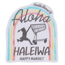 防水 ステッカー HALEIWA HAPPY MARKET ダイカット シール HHM-009 ハレイワ ゼネラルステッカー おしゃれ 耐光 耐水 コレクション...