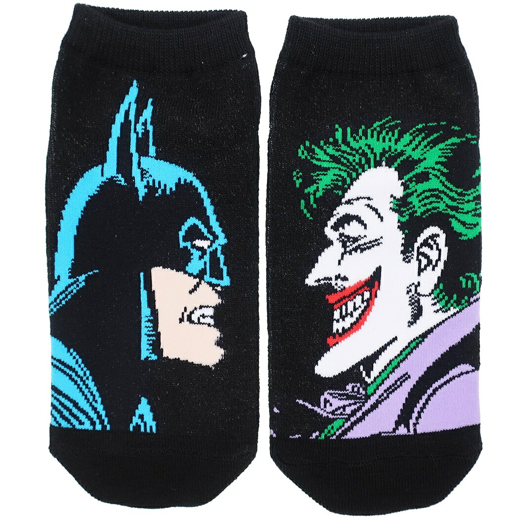BATMAN 女性用 靴下 レディース ソックス バットマン ＆ ジョーカー DCコミック スモールプラネット プチギフト 大人向け キャラクターグッズ メール便可