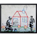 バンクシー アートフレーム Banksy Playhouse 美工社 IBA-61740 額付きインテリア通販 取寄品 シネマコレクション