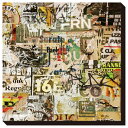 Art Panel インテリア パネル Binkski Grunge Background with Old Torn Posters 美工社 IAP-5211...