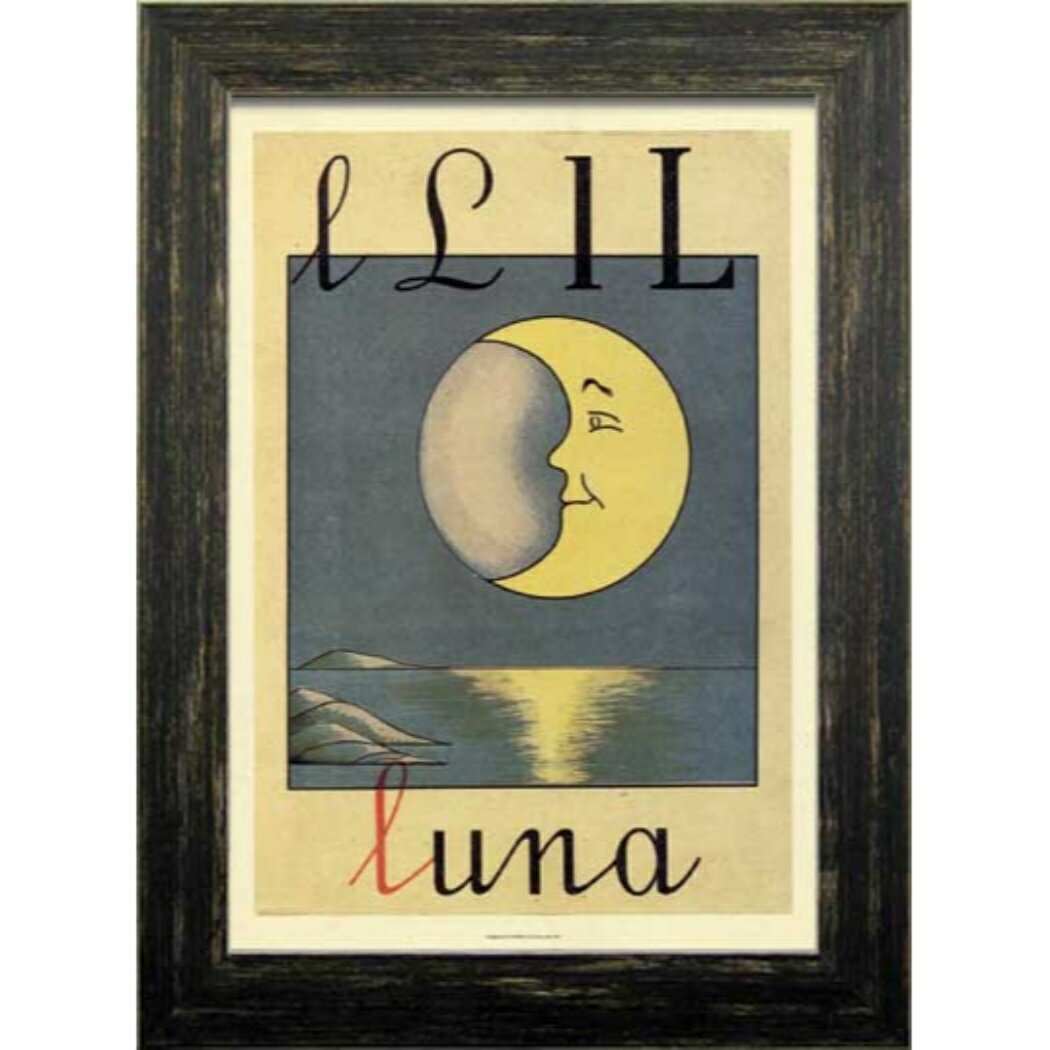 ꥢơݥ  Italian Vitage Poster Luna  ZIV-51345 դ ȥƥꥢ  ͥޥ쥯