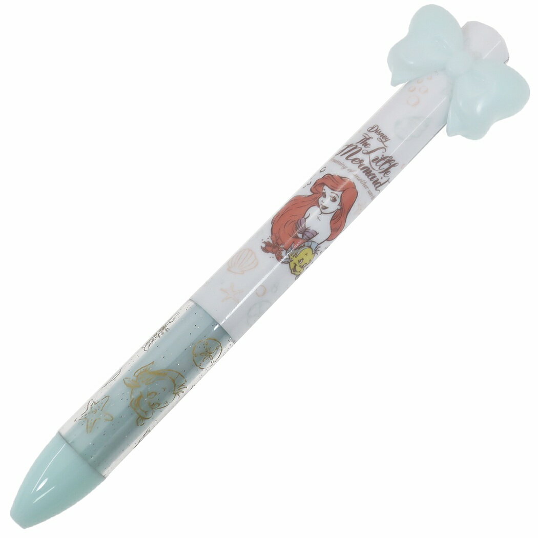 リトルマーメイド アリエル 黒 赤 2色ボールペン リボン ボールペンer2 ディズニープリンセス サカモト ミニプレゼント 文房具 大人向け キャラクターグッズ メール便可 男の子 女の子 ギフトのサムネイル