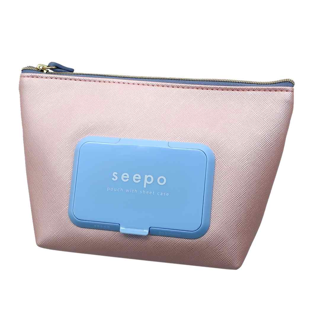 ポーチ 女の子 ミニポーチ シートケース付き 機能性 ポーチ seepo ピンク サンスター文具 プレゼント かわいいグッズ シネマコレクション 男の子 女の子 ギフト