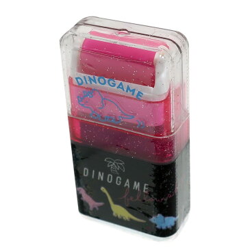 消しゴム ローラーケシゴム DINOGAME クラックス 新学期 雑貨 新入学文具 おもしろZAKKAグッズ メール便可 シネマコレクション