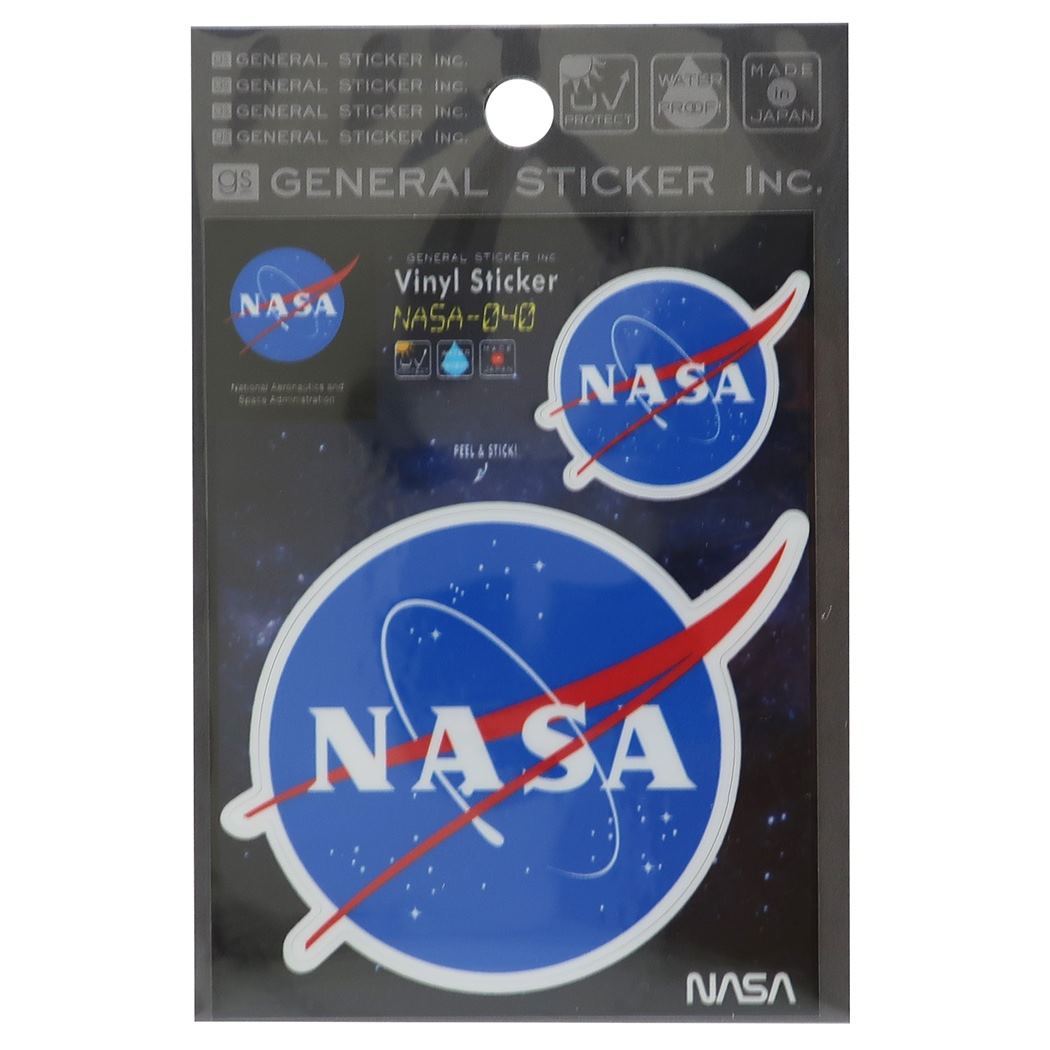 ビニール ステッカー ビッグ シール NASA ナサ040 
