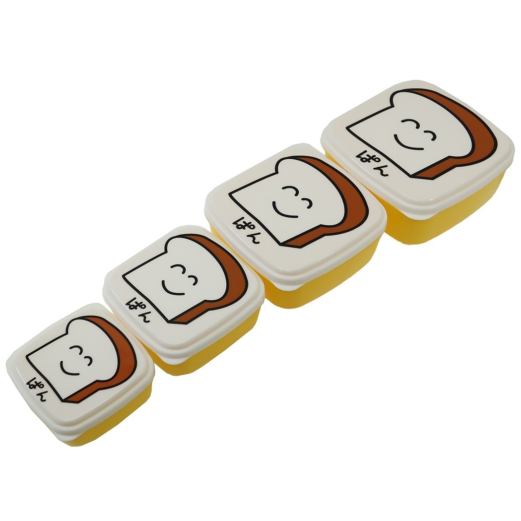 お弁当箱 ぱんさん フードコンテナ4Pセット おえかきシリーズ オクタニコーポレーション 食品保存 4段ランチボックス おもしろ 雑貨 グッズ シネマコレクショ...