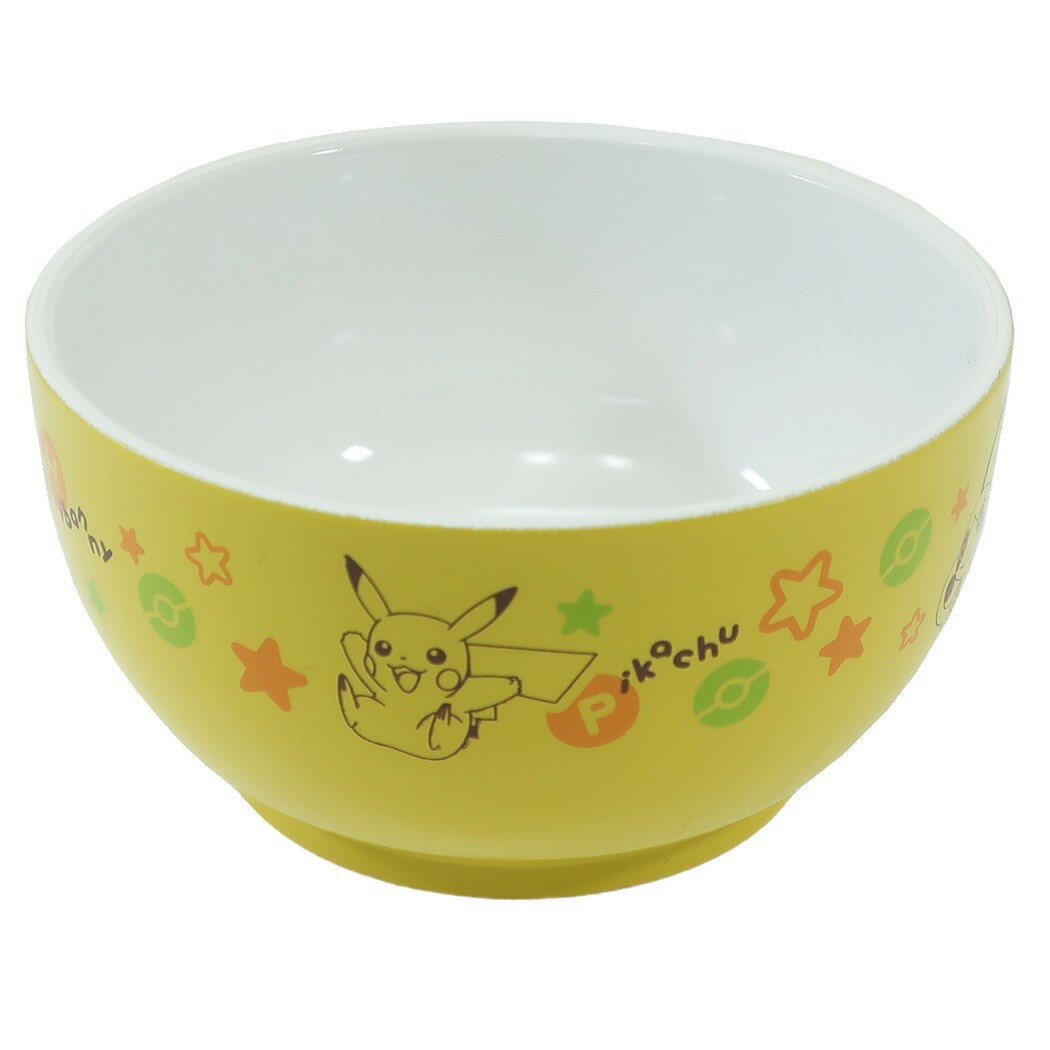 【ポイント10倍 & クーポン！】キッズ食器 子供用 塗 どんぶり ポケモン イエロー ポケットモンスター 金正陶器 日本製 プレゼント 通販