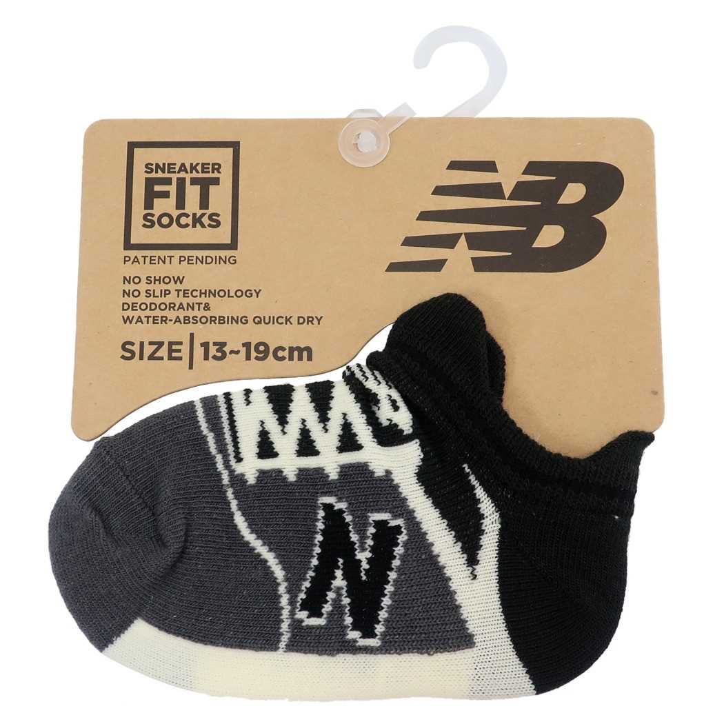 ニューバランス 子供用 靴下 キッズ スニーカーソックス ダークグレー new balance レンフロジャパン プレゼント スポーツブランド グッズ メール便可 シネマコレクション 男の子 女の子 ギフト