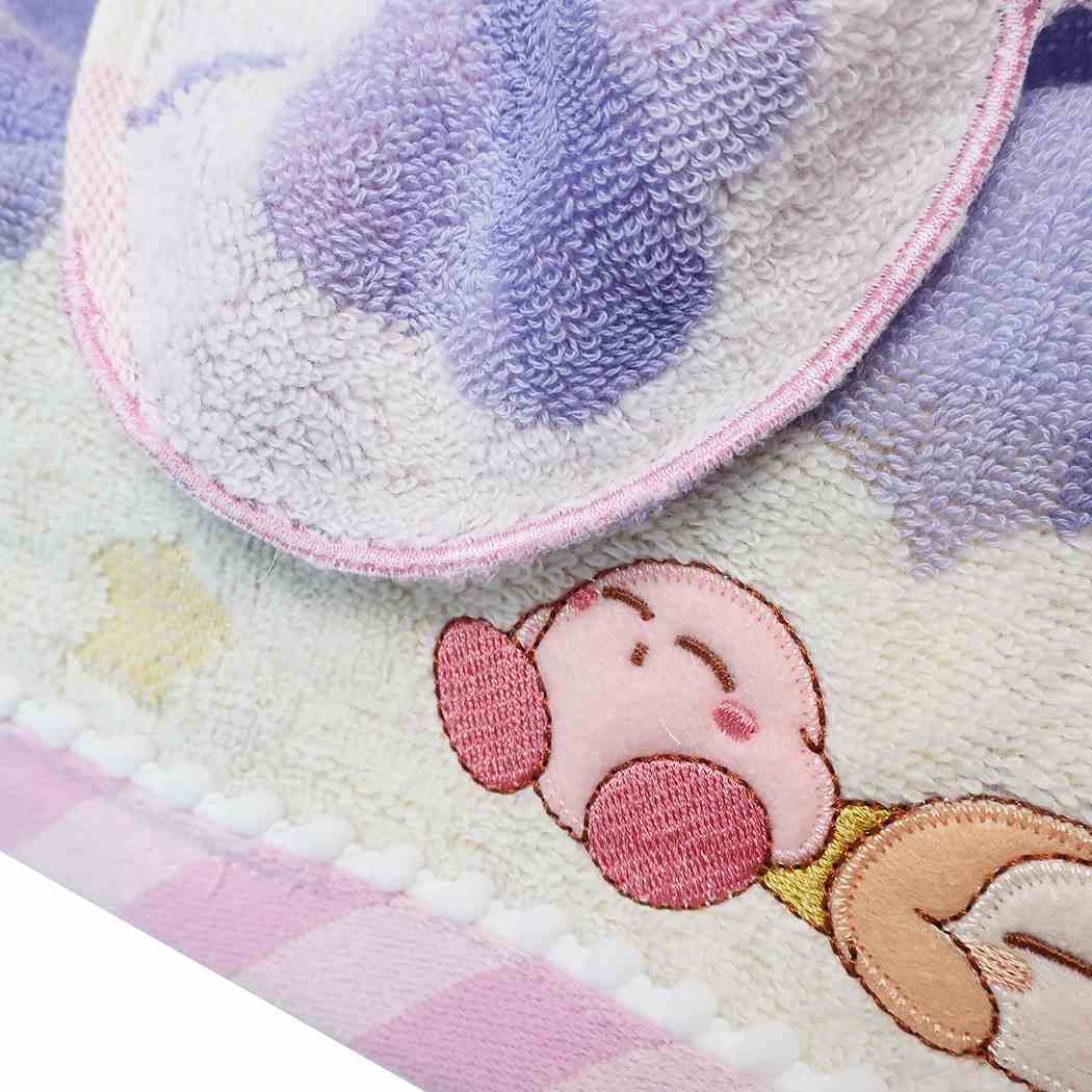 星のカービィ フェイスタオル ジャガード ロングタオル すやすやカービィー 丸眞 プレゼント キャラクター グッズ メール便可 シネマコレクション 男の子 女の子 ギフトバレンタイン