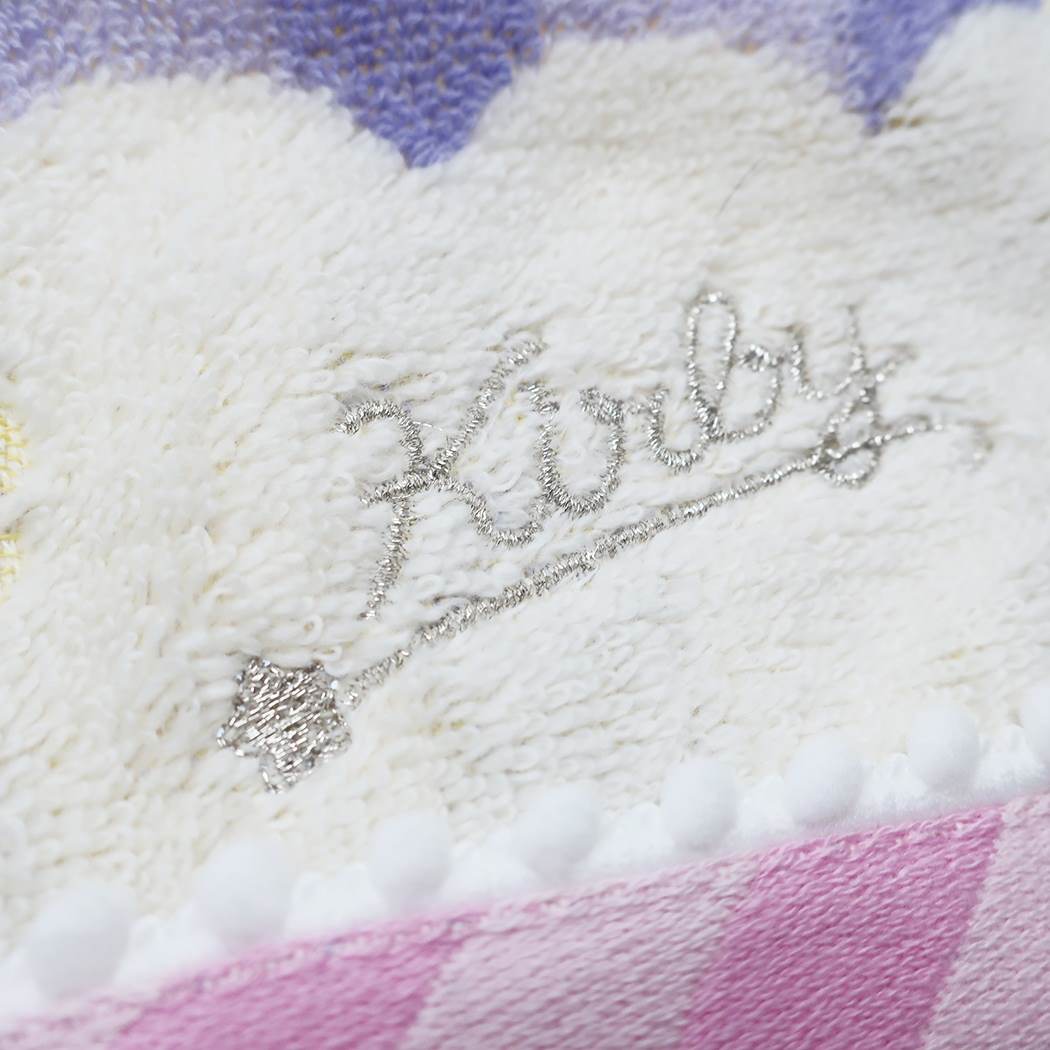 星のカービィ フェイスタオル ジャガード ロングタオル すやすやカービィー 丸眞 プレゼント キャラクター グッズ メール便可 シネマコレクション 男の子 女の子 ギフトバレンタイン