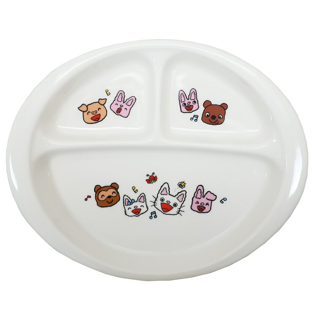 ノンタン こども ランチ皿 キッズ食器 金正陶器 日本製食器 絵本キャラクター グッズ シネマコレクション