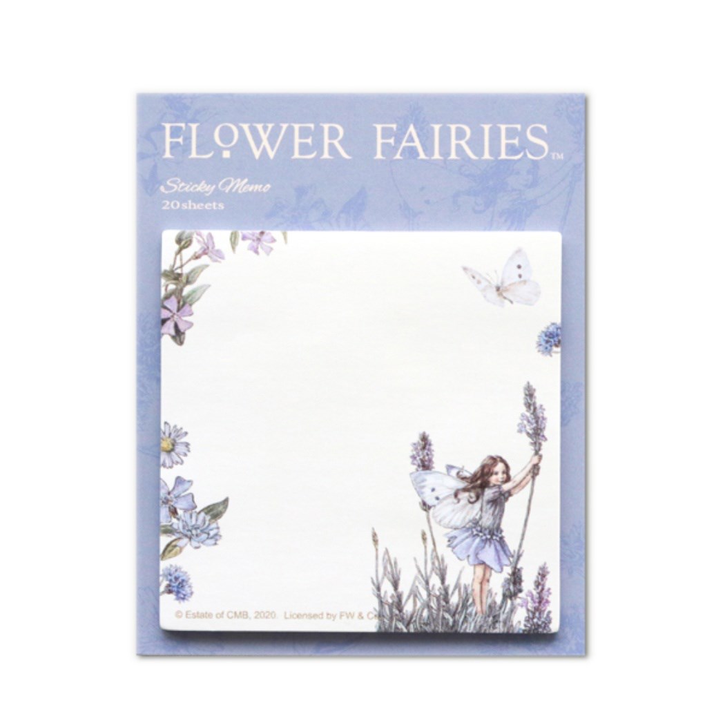 付箋 スクエア ふせん フラワーフェアリーズ ラベンダー FLOWER FAIRIES グリーンフラッシュ 事務用品 大人向け文具 グッズ メール便可 プレゼント 男の子 女の子 ギフト ホワイトデー