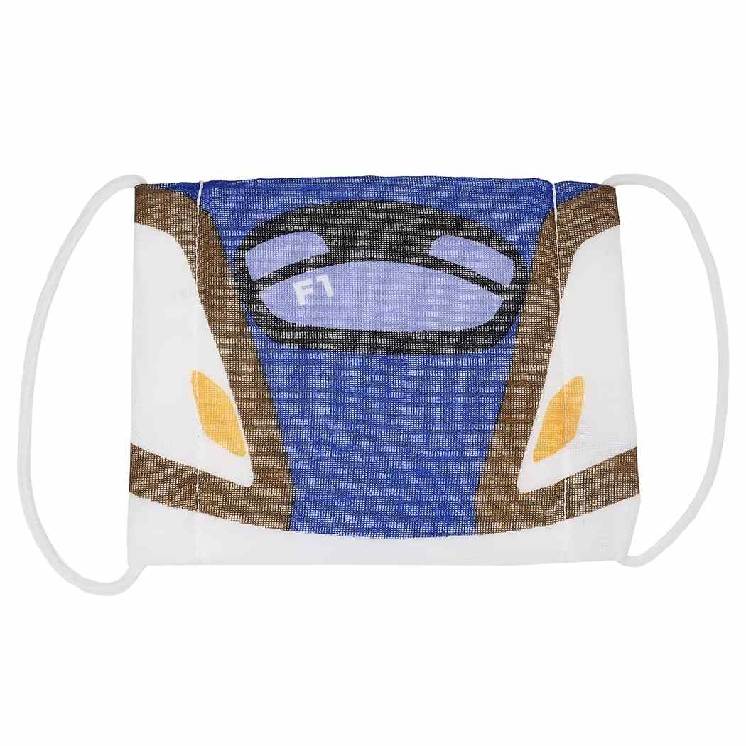 子供用 ガーゼマスク 新幹線 おめかし マスク E7系北陸新幹線 鉄道 いろは 入園入学雑貨 キャラクター グッズ メール便可 シネマコレクション プレゼント ...