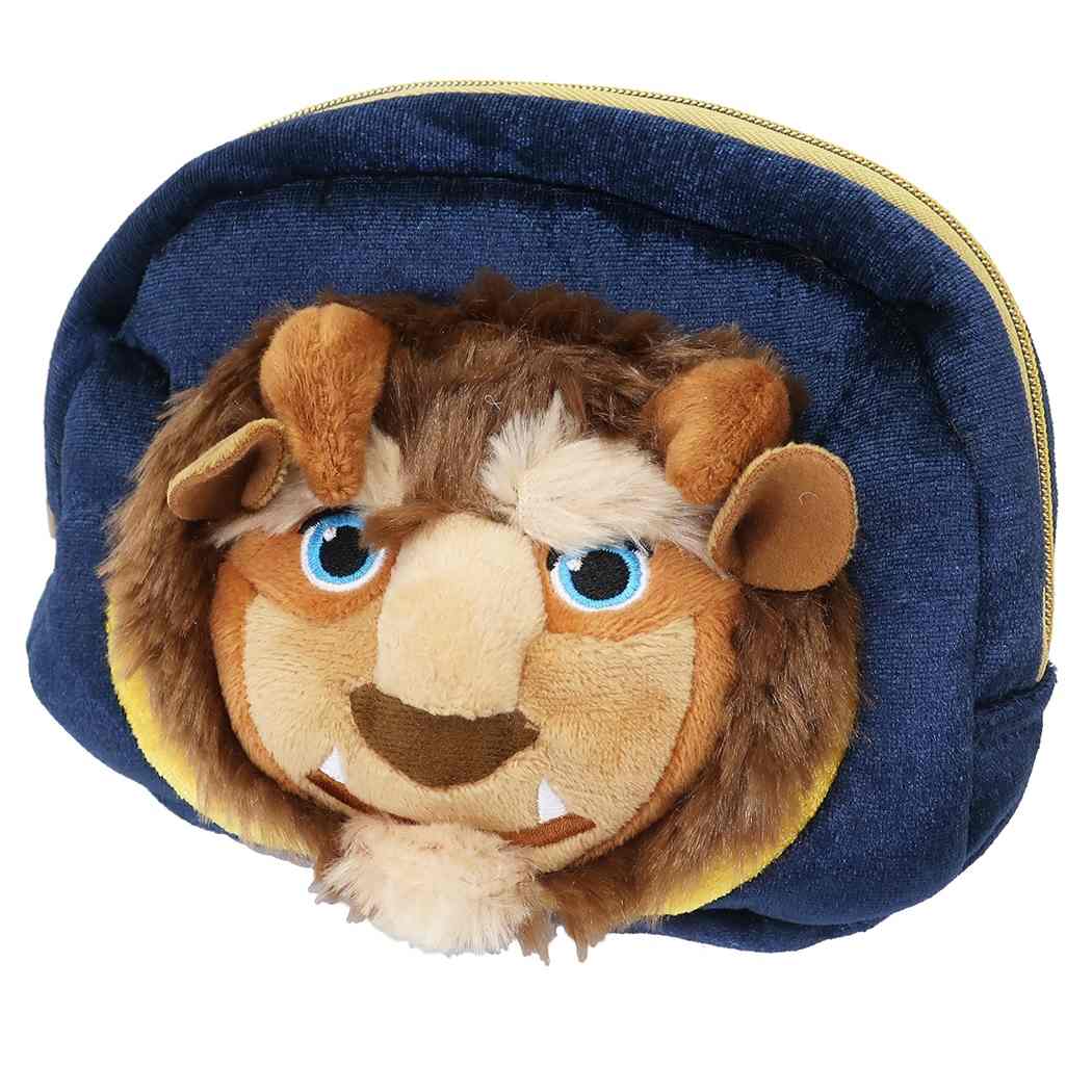 美女と野獣 コスメポーチ ラウンドシェルポーチ ビースト ディズニー ナカジマコーポレーション メイクポーチ キャラクター グッズ シネマコレクションのサムネイル