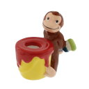 おさるのジョージ 磁器製 ダイカット 歯ブラシスタンド 洗面用具 絵の具 サンアート プレゼント 絵本キャラクター グッズ シネマコレクション 男の子 女の子 ...