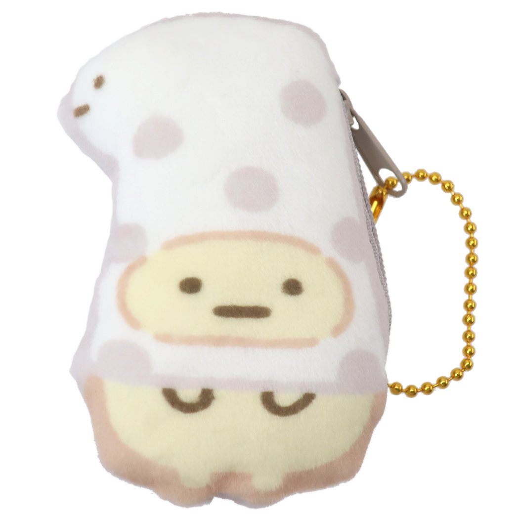 すみっコぐらし ぬいぐる ミニ 小銭入れ ミニ ミニポーチ うみのいきものシリーズ たぴおか（チンアナゴ） サンエックス ケイカンパニー マスコット キャラクター グッズ シネマコレクションのサムネイル