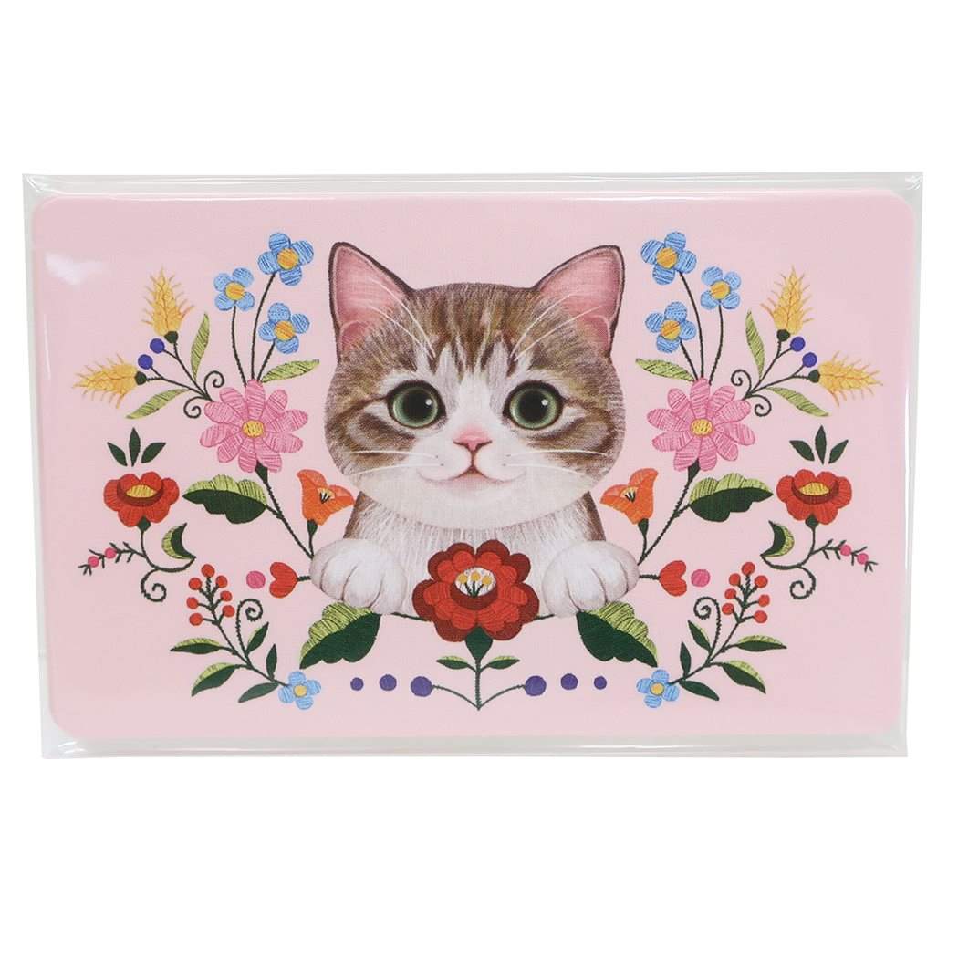 【12月は毎日ポイント10倍!】フェリシモ猫部 ミニ メッセージカード ミニ ネームカード 8枚セットNC-29 ねこ アクティブコーポレーション プレゼントカ...