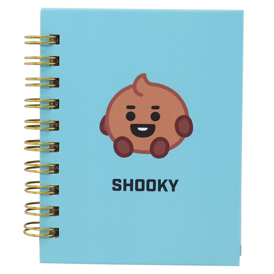 BT21 リングノート ミニ リング メモ SHOOKY LINE FRIENDS カミオジャパン コレクション雑貨 キャラクター グッズ メール便可 シネマコレクション プレゼント 男の子 女の子 ギフト