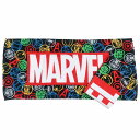 マーベル フェイスタオル シャーリング ロングタオル 2枚セット ヒーロースタンプ MARVEL 丸眞 生活雑貨 キャラクター グッズ バレンタインメール便可