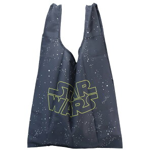 スターウォーズ 折りたたみ ショッピングバッグ エコバッグ オープニングロゴ STAR WARS 丸眞 お買い物かばん キャラクター グッズ メール便可 シネマコレクション プレゼント 男の子 女の子 ギフト ホワイトデー