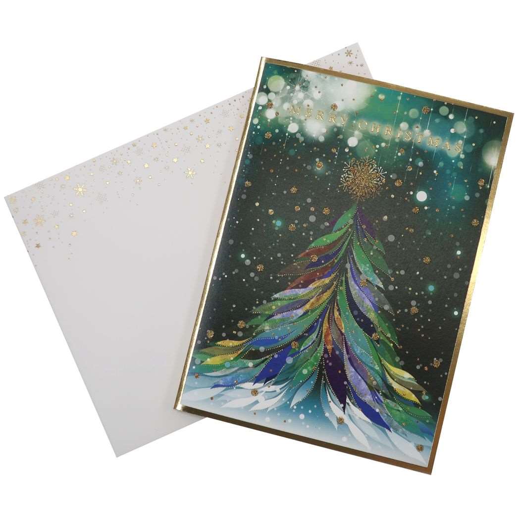 【12月は毎日ポイント10倍!】カード ララ スキナー 箔押 グリーティングカード LSK-2 APJ 封筒付きラメ印刷メッセージカード Xmas グッズ メー...