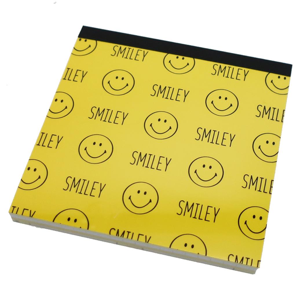 【12月は毎日ポイント10倍!】スマイリーフェイス メモ帳 スクエア メモ フェイスドット アクティブコーポレーション 新学期準備雑貨 キャラクター グッズ メ...