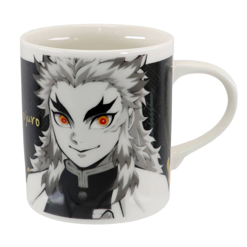 鬼滅の刃 マグカップ 煉獄杏寿郎 モノクローム マグ 少年ジャンプ 金正陶器 プレゼント アニメキャラクター グッズ シネマコレクションのサムネイル
