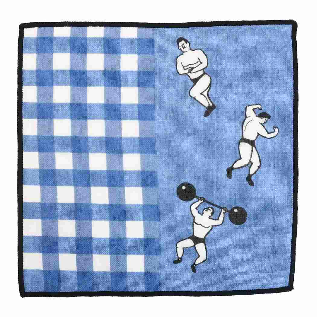 ミニタオル ガーゼ ハンカチタオル マッチョマン FRIENDSHILL 父の日プレゼント ギフト雑貨 グッズ メール便可 シネマコレクション 男の子 女の子のサムネイル