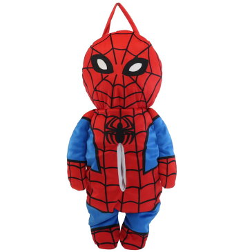 スパイダーマン ぬいぐるみ ティッシュカバー 吊り下げ ボックスティッシュケース マーベル 丸眞 インテリア雑貨 キャラクター グッズ シネマコレクション