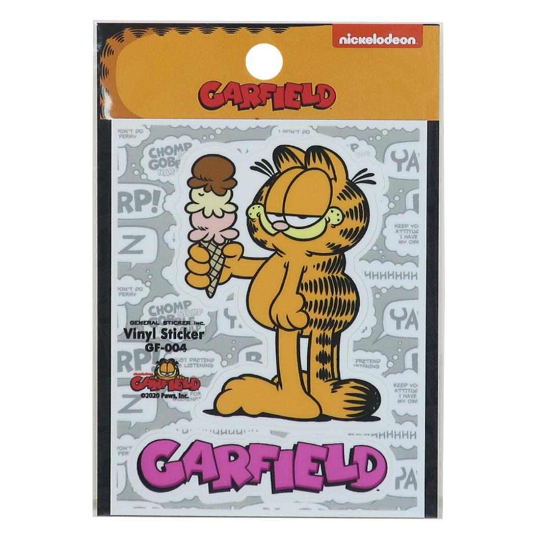 楽天キャラクターのシネマコレクションガーフィールド ステッカー ハーフカット ステッカー アイスクリーム EXPRESSION GARFIELD ゼネラルステッカー DECOシール かわいい キャラクター グッズ メール便可 シネマコレクション プレゼント 男の子 女の子 ギフトバレンタイン