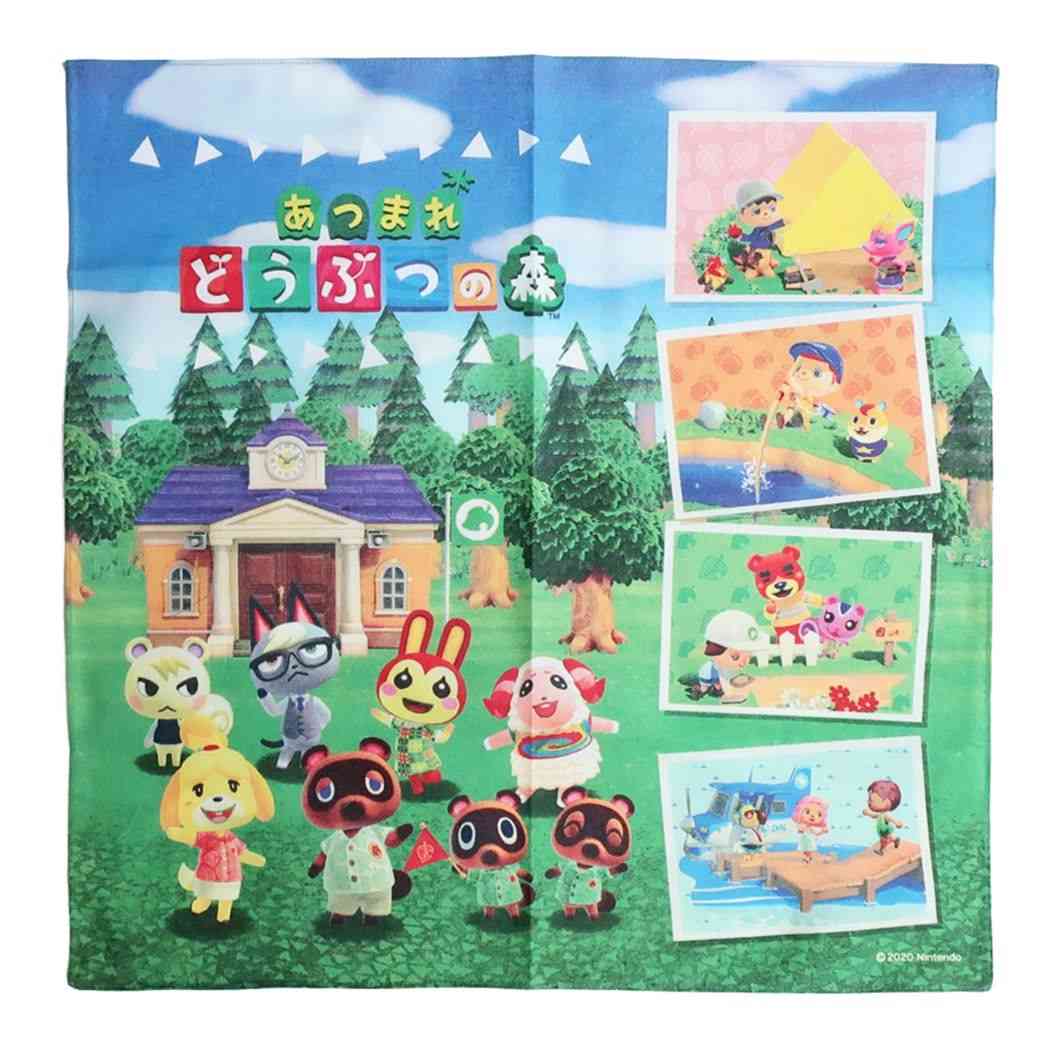 あつまれどうぶつの森 ランチクロス コットン ナフキン ようこそ無人島柄 サンアート 新入学 新学期準備雑貨 女の子 男の子 小学生 中学生 キャラクター グッズ メール便可 シネマコレクション プレゼント ギフトのサムネイル