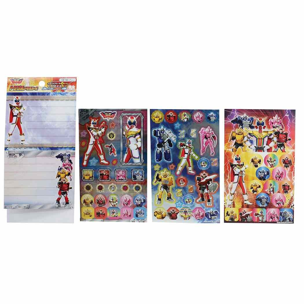 機界戦隊ゼンカイジャー シールシート トリプルメタルシール スーパー戦隊シリーズ サンスター文具 男の子向け キッズ 子ども 幼稚園 小学生 キャラクター グッズ メール便可 シネマコレクション