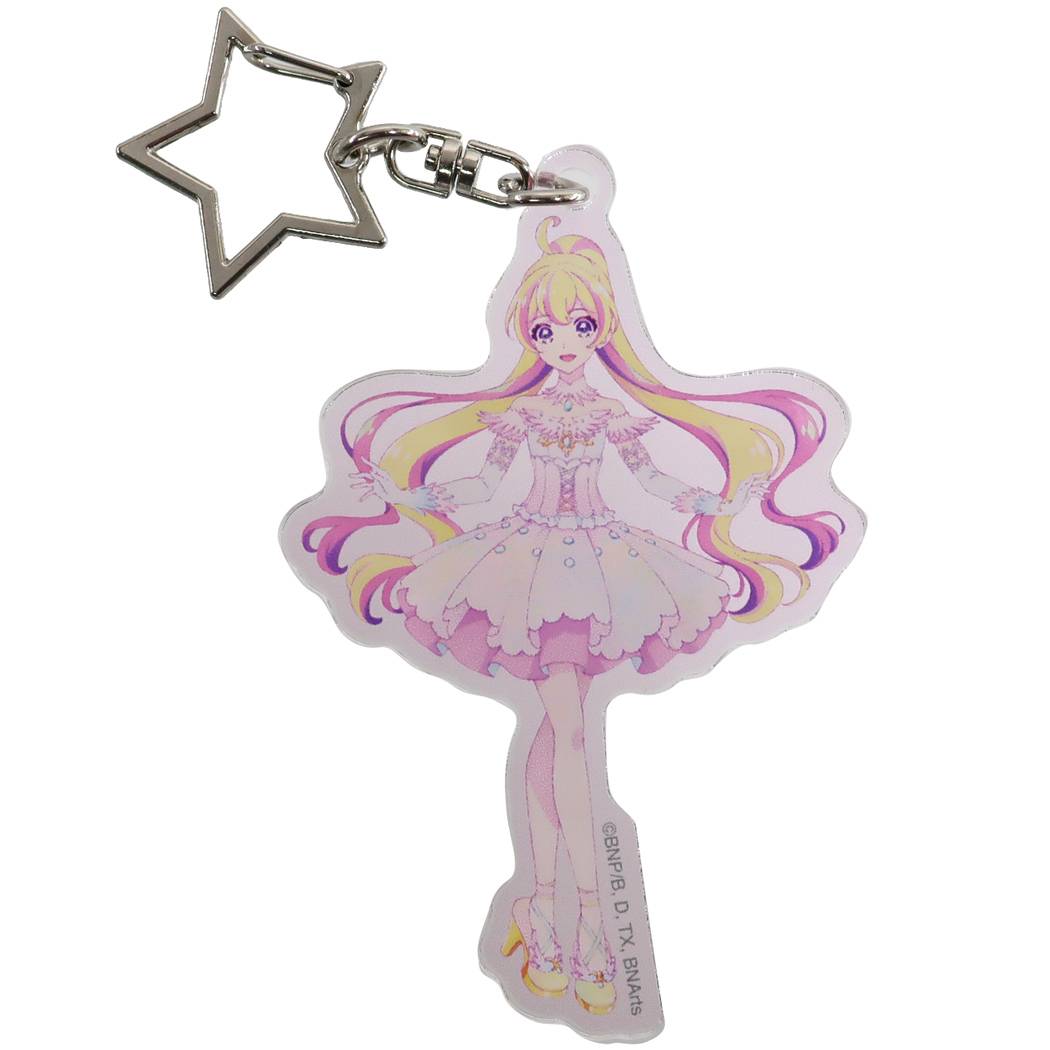 楽天キャラクターのシネマコレクションアイカツプラネット アクリル キーホルダー キーリング ハナ サンスター文具 女の子向け アニメキャラクター グッズ メール便可 シネマコレクション プレゼント 男の子 ギフト