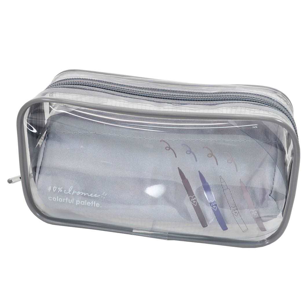 【12月は毎日ポイント10倍!】ペンケース BOX クリア ペンポーチ IRO MEE ペンシル モノトーン クラックス 筆箱 新学期準備文具 女の子向け かわ...