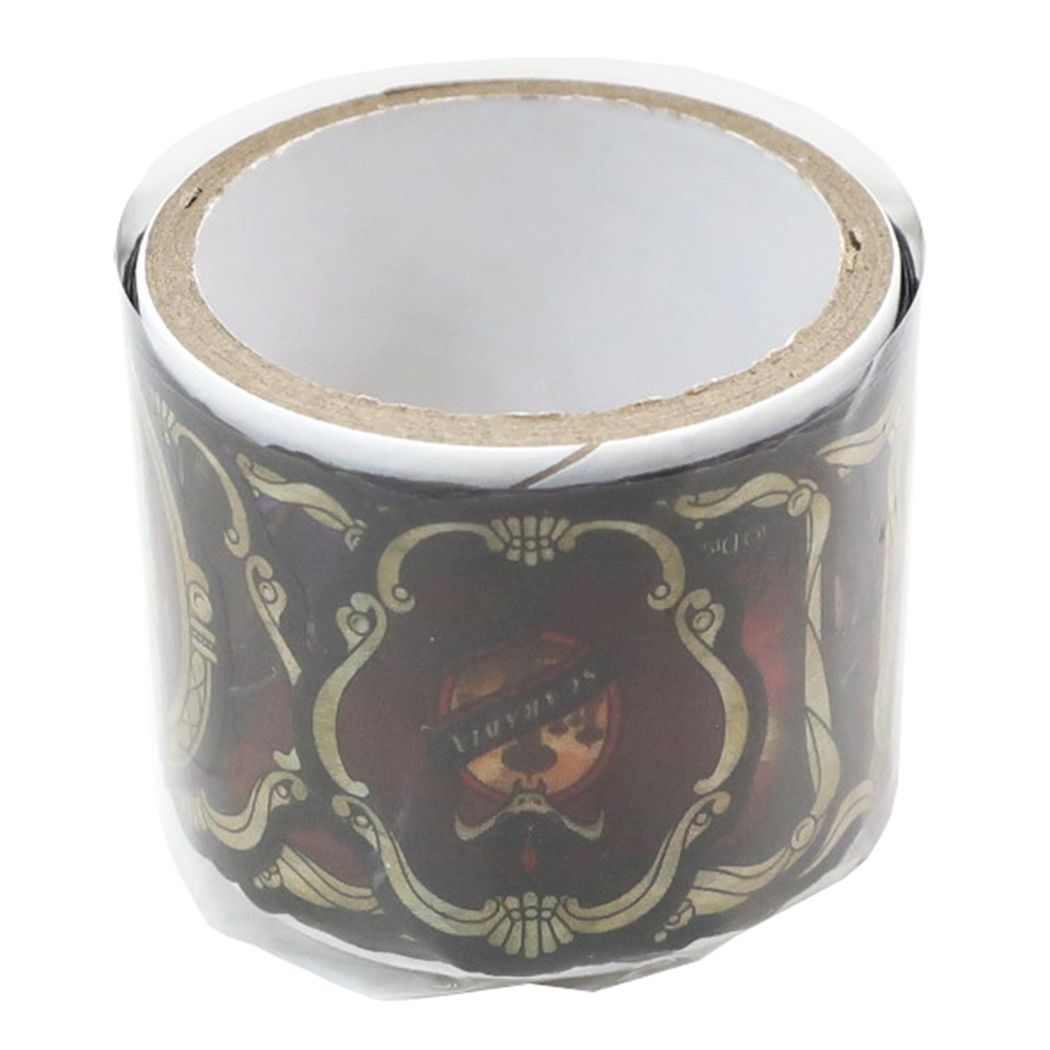 【12月は毎日ポイント10倍!】ツイステッドワンダーランド ロール フレークシール マスキング ロール ステッカー スカラビア寮 ディズニー カミオジャパン 1...