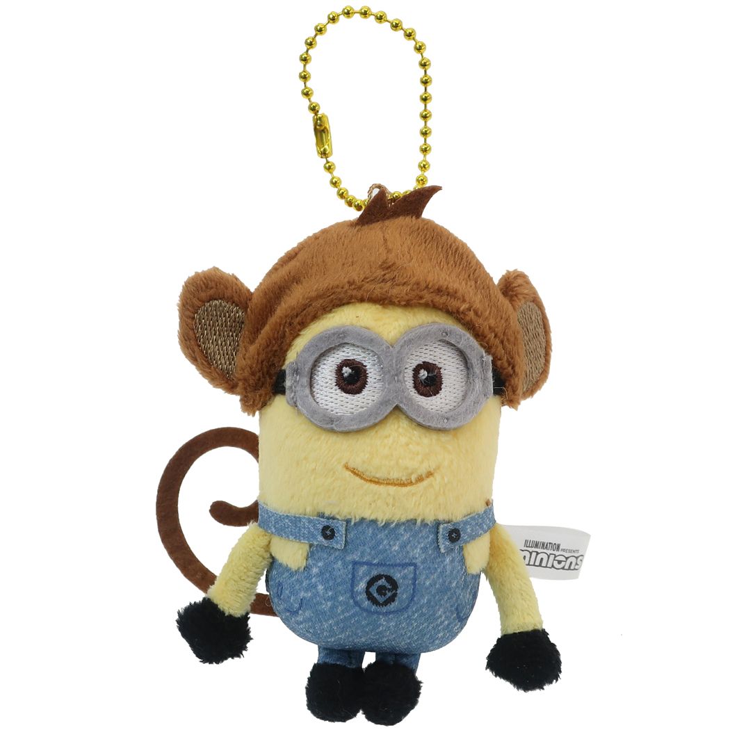 ミニオンズ ミニ ぬいぐるみ アニマル ボールチェーン マスコット さる ユニバーサル映画 ケイカンパニー プレゼント キャラクター グッズ シネマコレクションのサムネイル