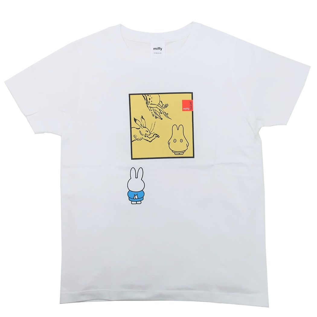 ミッフィー Tシャツ T-SHIRTS 鳥獣戯画 額縁 おばけ ディックブルーナ マリモクラフト 半袖 プレゼント 絵本キャラクター グッズ シネマコレクション