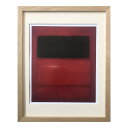 Mark Rothko インテリアアート マーク ロスコ Black over Reds 美工社 IMR-62087 壁掛け 額付き インテリア 取寄品 シネマコレクション