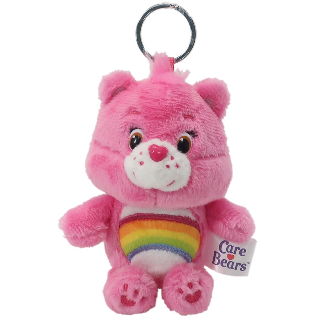 ケアベア ミニ ぬいぐるみキーリング マスコット チアベア CareBears ナカジマコーポレーション かわいい プレゼント キャラクター グッズ シネマコレクション 男の子 女の子 ギフト