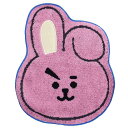 BT21 ハンカチタオル 制菌 ダイカット ミニタオル COOKY LINE FRIENDS 丸眞 プレゼント キャラクター 商品 メール便可 シネマコレクション 男の子 女の子 ギフト