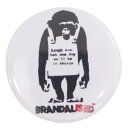 バンクシー 缶バッジ 22mm 豆 缶バッジ Do Nothing-Monkeysign Banksy ゼネラルステッカー カンバッジ コレクション雑貨 ART...