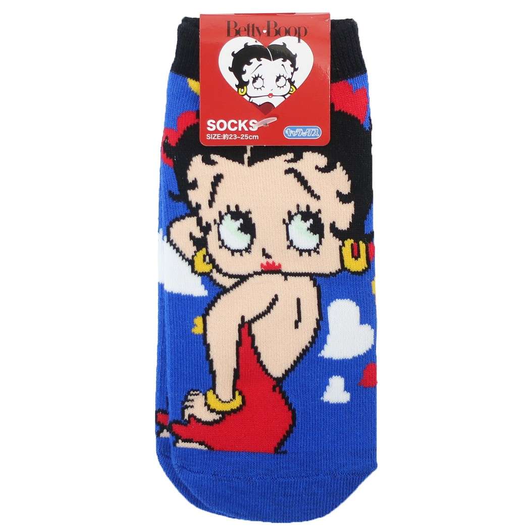 ベティブープ 女性用 靴下 レディース ソックス ポーズ ハートいっぱい BETTY BOOP...