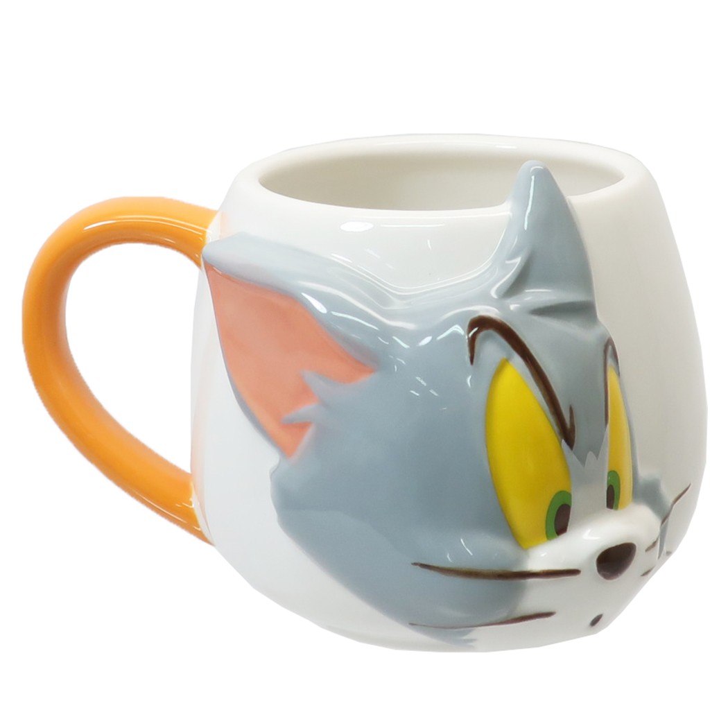 トムとジェリー マグカップ 磁器製 フェイス マグ トム ワーナーブラザース サンアート プレゼント ギフト 雑貨 キャラクター グッズ シネマコレクション 男...