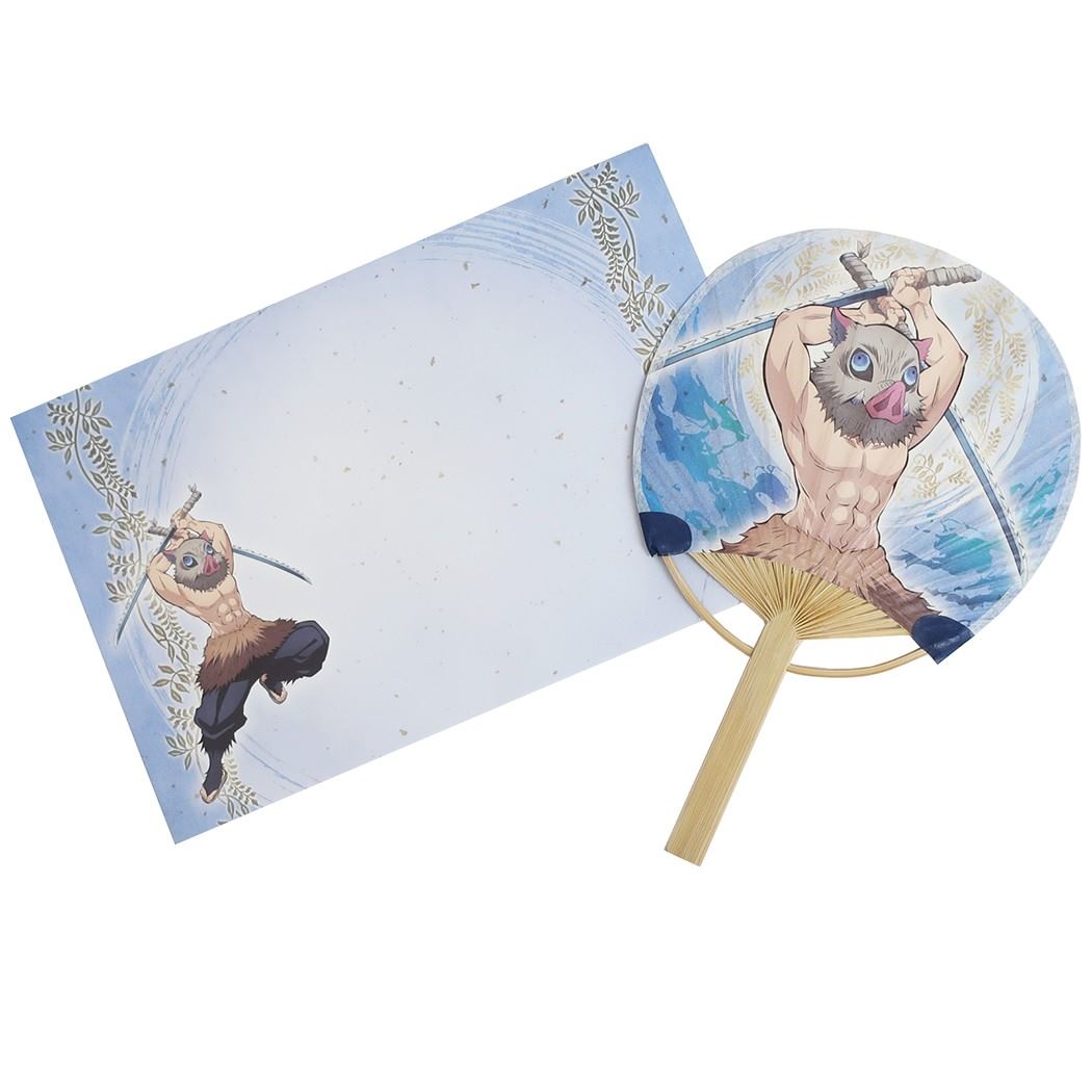 【12月は毎日ポイント10倍!】鬼滅の刃 サマーカード 竹うちわ豆だより 嘴平伊之助 少年ジャンプ エンスカイ まめ竹うちわ便り 暑中お見舞い 定型内郵便 アニ...
