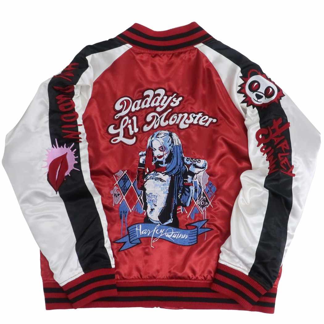 スーサイドスクワッド スカジャン アウター クレイジーハーレイクイン DCコミック 丸眞 プレゼント キ..