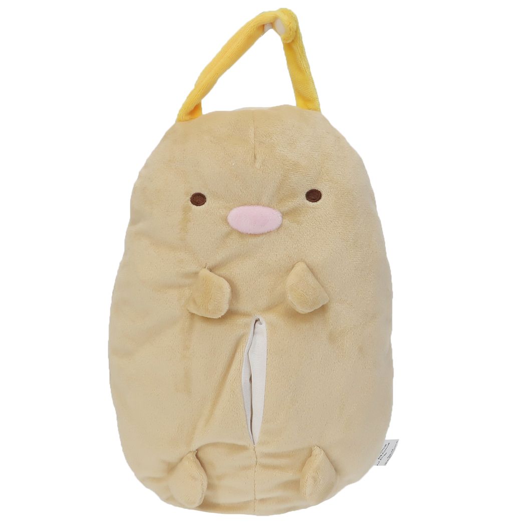 すみっコぐらし マスク ＆ ティッシュケース ぬいぐるみ 壁掛けマルチカバー とんかつ サンエックス モリシタ 収納インテリア キャラクター グッズ シネマコレクションのサムネイル