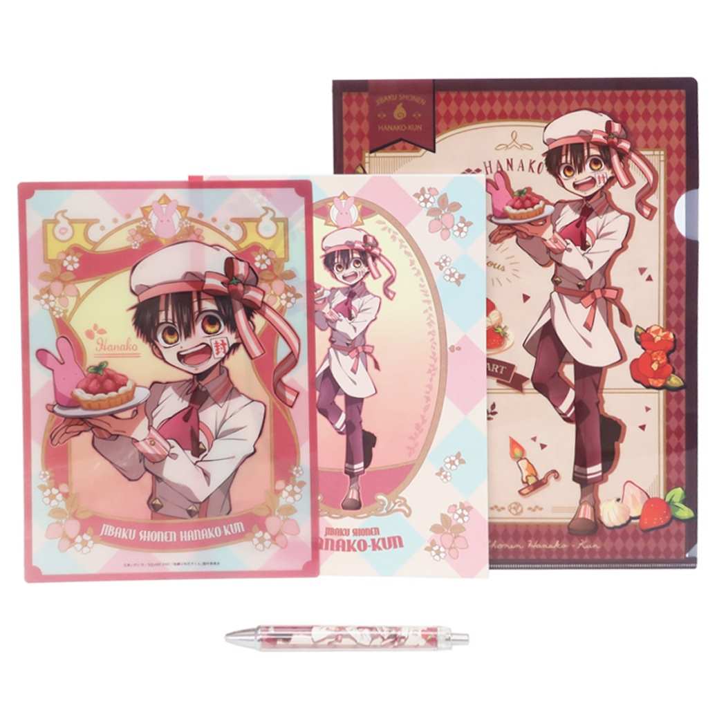 地縛少年花子くん グッズ 文房具セット 4点文具セット キャラクター プレゼント 新学期 新入学 進学 ステーショナリー クラックス 雑貨 メール便可 シネマコレクションのサムネイル