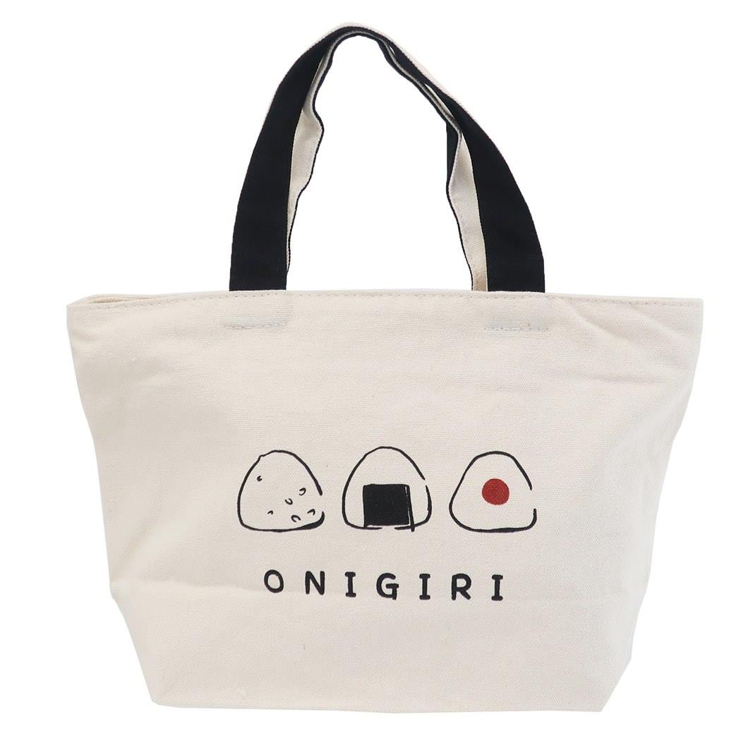 ランチバッグ 天ファスナー付き ミニトート おにぎり ミントイン お弁当かばん プレゼント かわいい グッズ シネマコレクション 男の子 女の子 ギフト