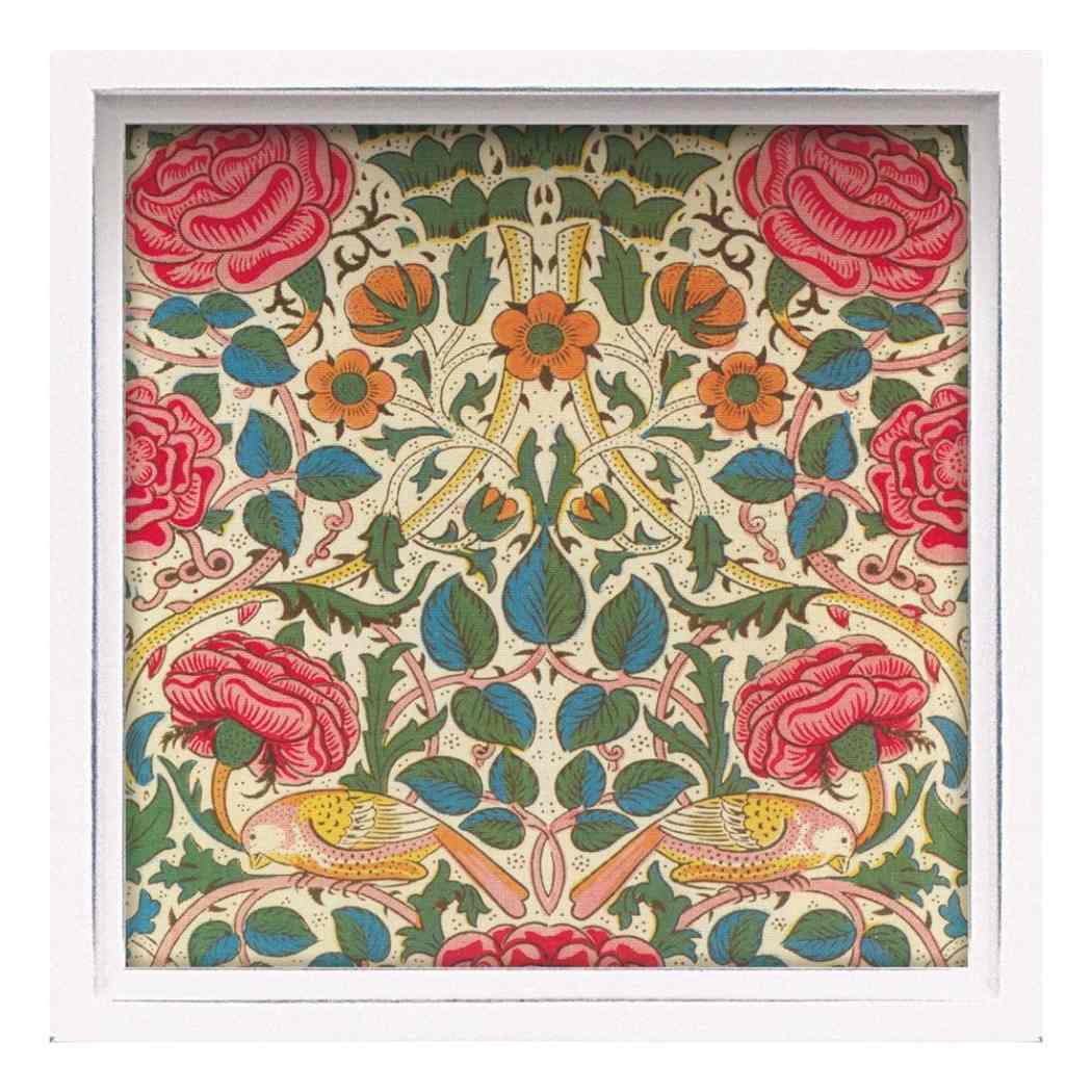 【12月は毎日ポイント10倍!】ウィリアムモリス フラワー アート ロハス ミニアートフレーム バラ ユーパワー LA-01269 ギフト インテリア 取寄品 ...